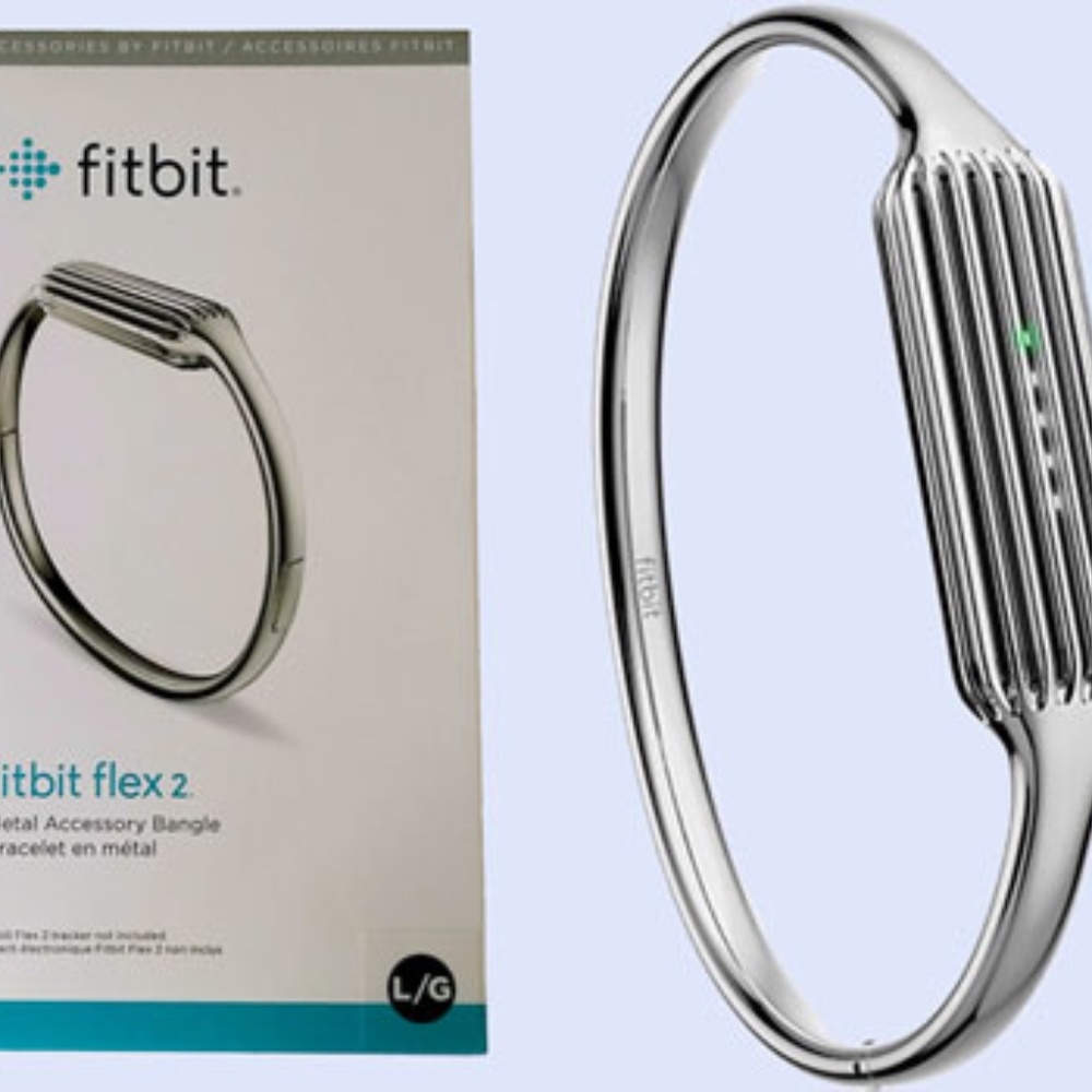Fitbit Flex 2 Silver Bangle